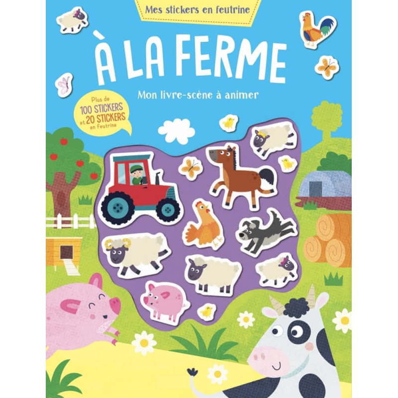 A la ferme - Mes stickers en feutrine