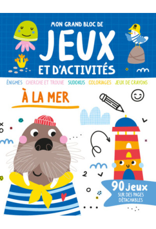 A la mer - 90 jeux sur des pages détachables