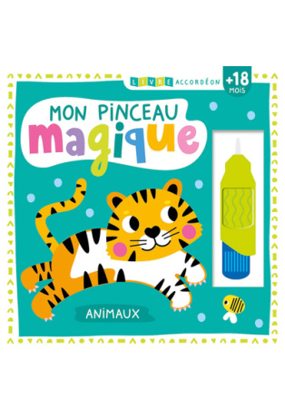 LIVRE ACCORDEON - MON PINCEAU MAGIQUE - ANIMAUX