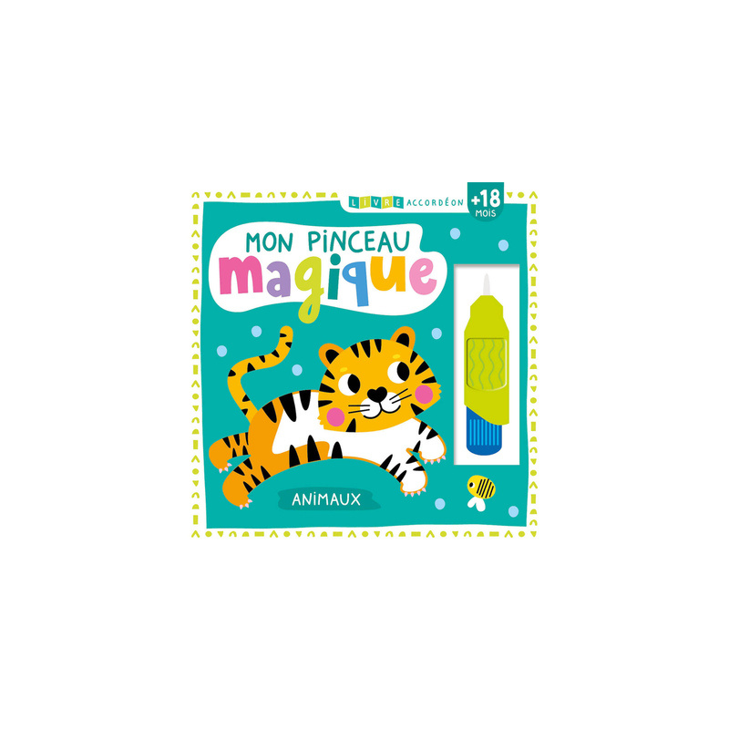 LIVRE ACCORDEON - MON PINCEAU MAGIQUE - ANIMAUX LIVRE ACCORDEON - MON PINCEAU MAGIQUE - ANIMAUX