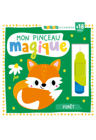 LIVRE ACCORDEON - MON PINCEAU MAGIQUE - FORÊT