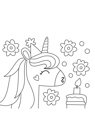 L'anniversaire de Jolie Licorne