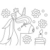 L'anniversaire de Jolie Licorne