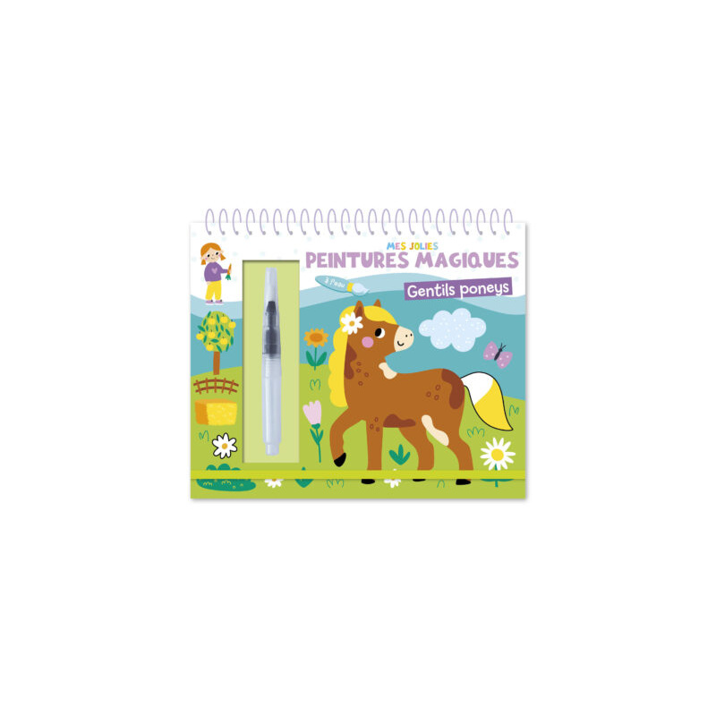 Gentils poneys - Avec 1 pinceau