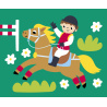 Gentils poneys - Avec 1 pinceau