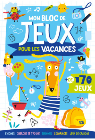 Mon bloc de jeux pour les vacances