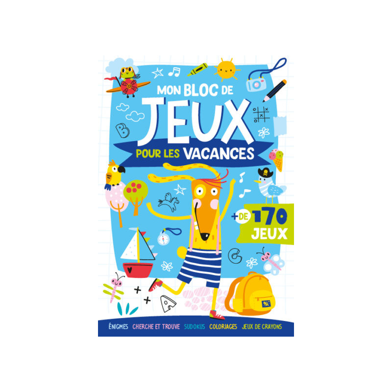 Mon bloc de jeux pour les vacances