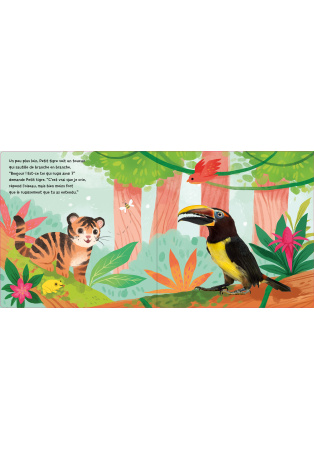 Petit tigre apprend à rugir