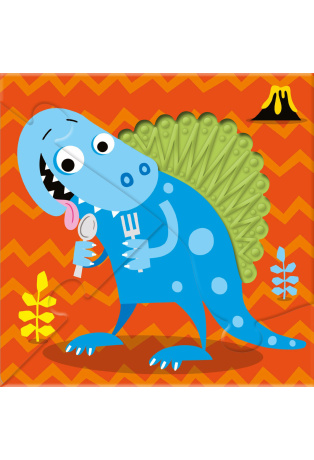 Il ne faut pas toucher un dinosaure !