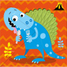 Il ne faut pas toucher un dinosaure !