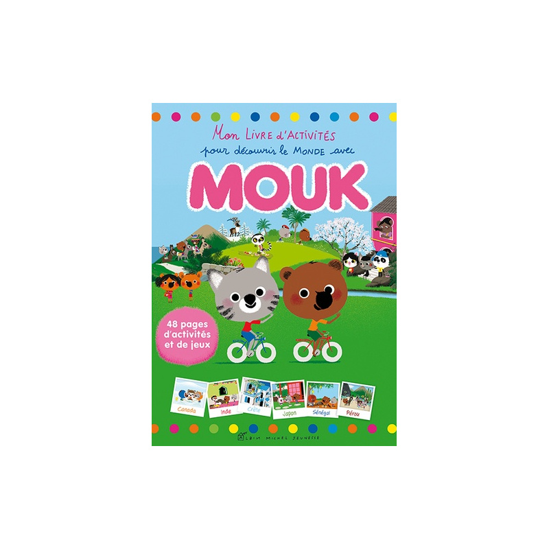 Mon livre d'activités pour découvrir le monde avec Mouk