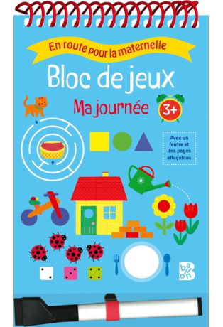 Bloc avec spirales et feutre - Ma journée