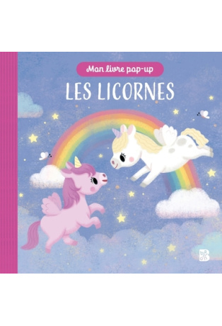 Ballon + Livre pop-up Les licornes