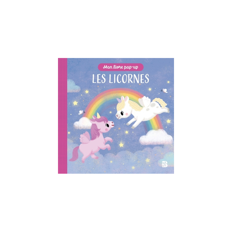 Ballon + Livre pop-up Les licornes