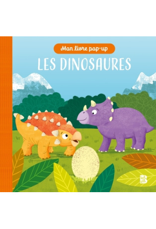 Ballon + Livre pop-up Les dinosaures