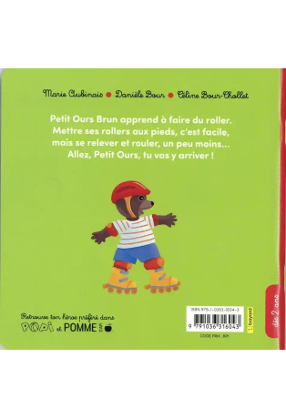 Petit Ours Brun fait du roller