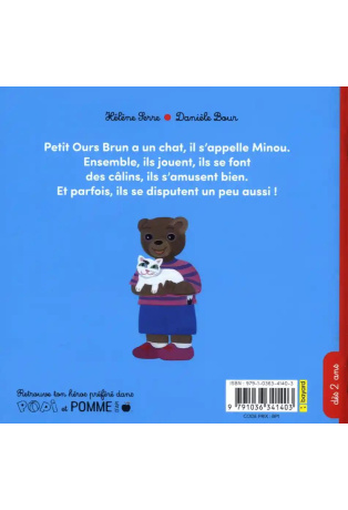 Petit Ours Brun s'amuse avec son chat