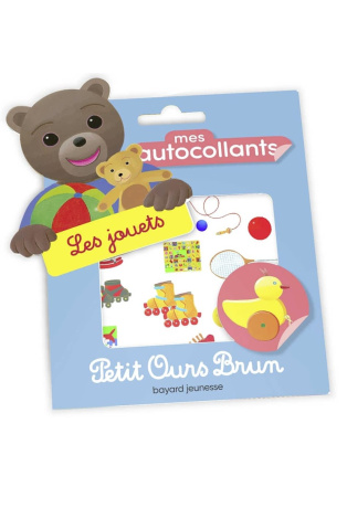 Mes autocollants Petit Ours Brun - Les jouets