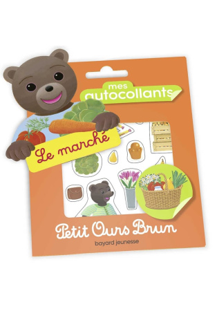 Mes autocollants Petit Ours Brun - Le marché