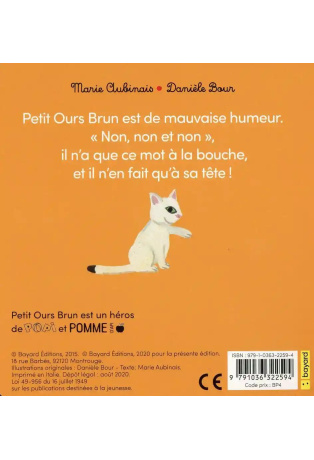 Petit Ours Brun dit non