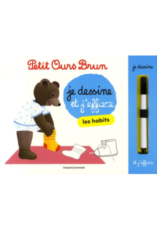 Petit Ours Brun - Je dessine et j'efface les habits