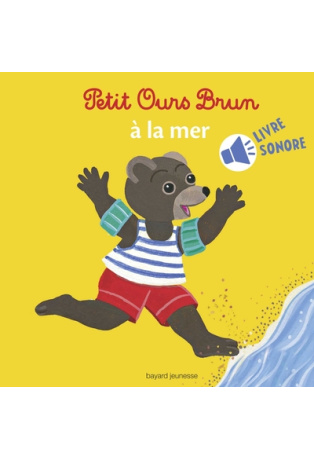 Mini Sonore Petit Ours Brun à la mer