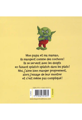 Le petit ogre veut aller à l'école