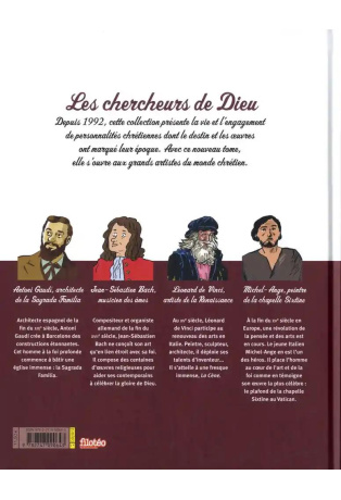 Les grands artistes chrétiens en BD