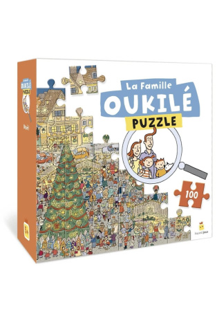 La famille Oukilé Puzzle Le marché de Noël