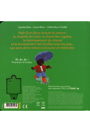 Petit Ours Brun écoute la nature - Livre sonore