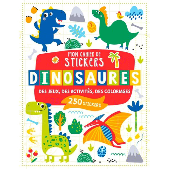Dinosaures - Jeux, Ativités et coloriages
