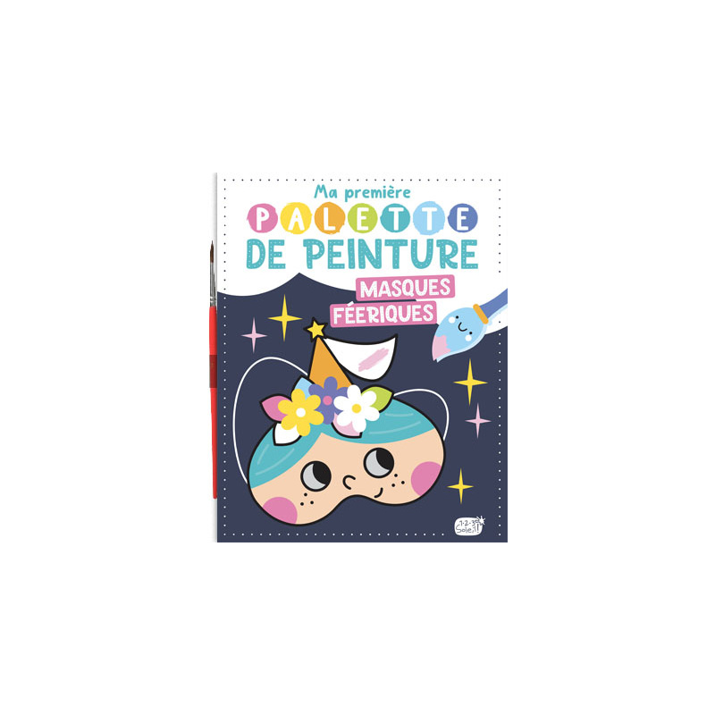 Masques féeriques - Avec 1 pinceau