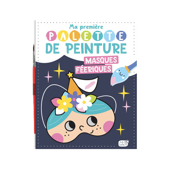 Masques féeriques - Avec 1 pinceau