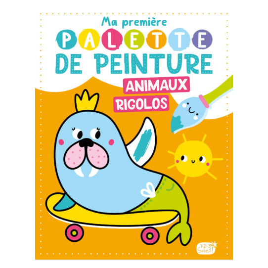 Animaux rigolos - Avec 1 pinceau