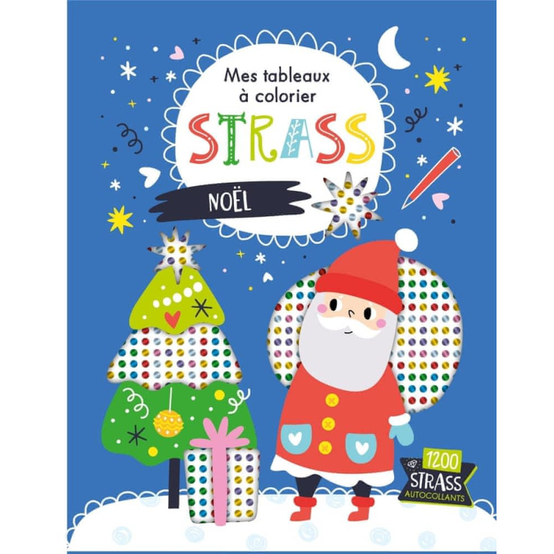 Noël - Avec 1200 strass autocollants