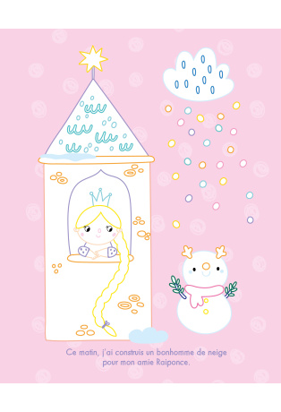 Princesse de l'hiver - 1200 strass autocollants