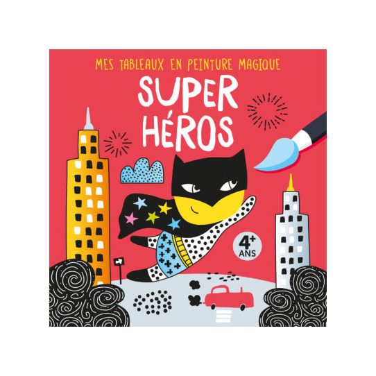 Super héros - Avec 1 pinceau