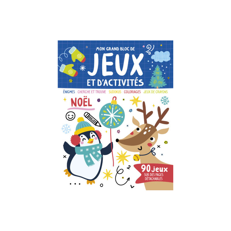 Noël - 90 jeux sur des pages détachables