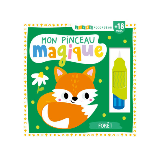 LIVRE ACCORDEON - MON PINCEAU MAGIQUE - FORÊT