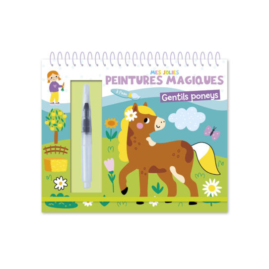 Gentils poneys - Avec 1 pinceau