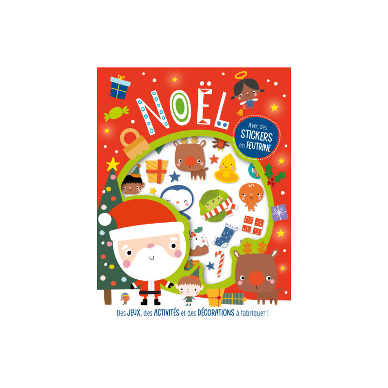 Noël - Avec des stickers en feutrine