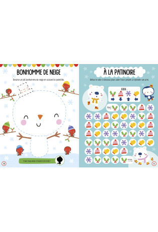 Noël - Avec des stickers en feutrine