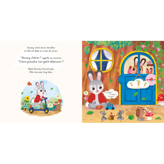 A table Petits Lapins !