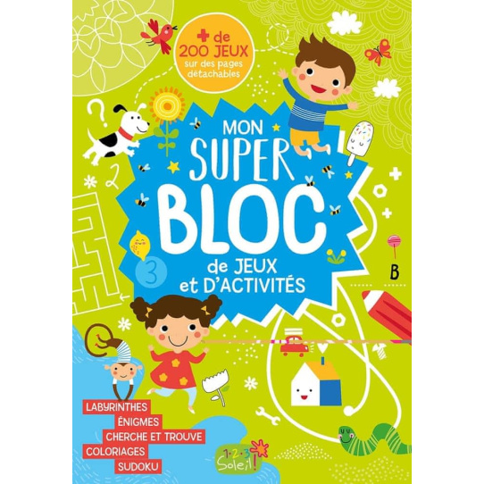 Mon super bloc d'activités de jeux et d'activités