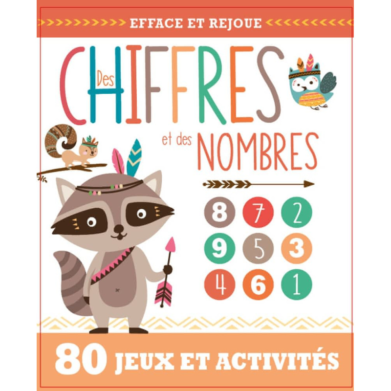 Des chiffres et des nombres - Avec 1 feutre effaçable