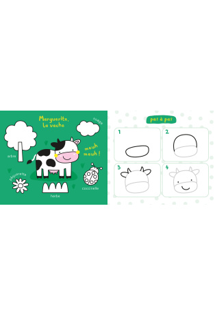 MON ARDOISE MAGIQUE POUR DESSINER PAS À PAS LES ANIMAUX - 60 DESSINS FACILES
