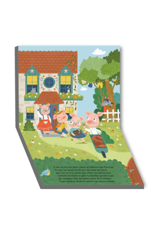 MON LIVRE POP-UP - LES TROIS PETITS COCHONS