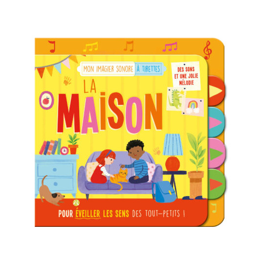 MON IMAGIER SONORE À TIRETTES - LA MAISON