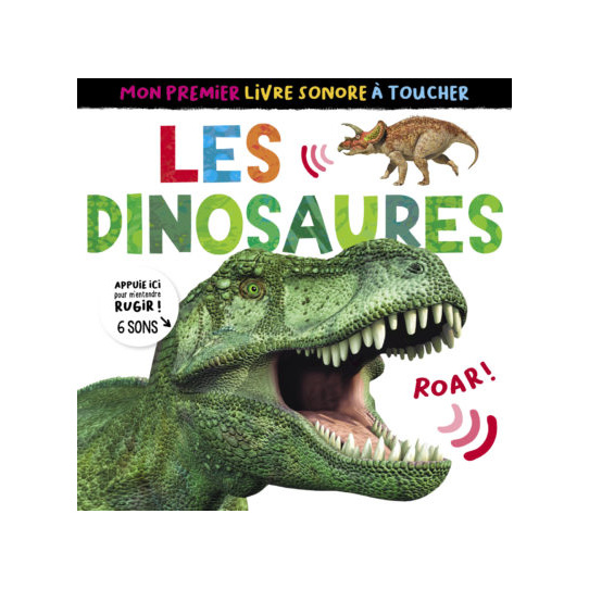 MON PREMIER LIVRE SONORE À TOUCHER - LES DINOSAURES NE