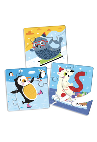 Il ne faut pas toucher un ours polaire - 3 puzzles